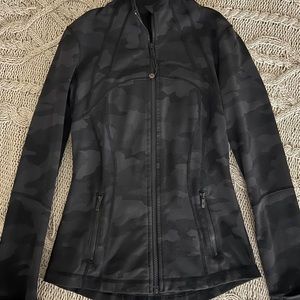 black and grey camo define jacket